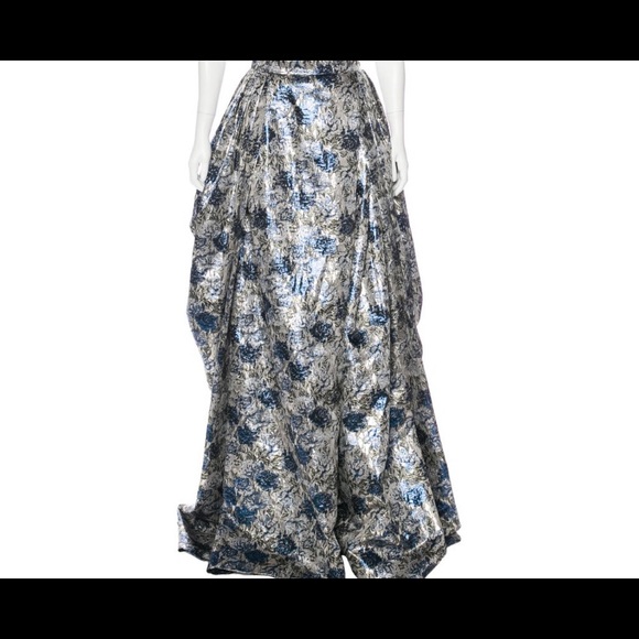 Carolina Herrera Jaquard Evening Skirt - Picture 3 of 5